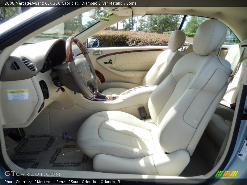  2008 CLK 350 Cabriolet Stone Interior