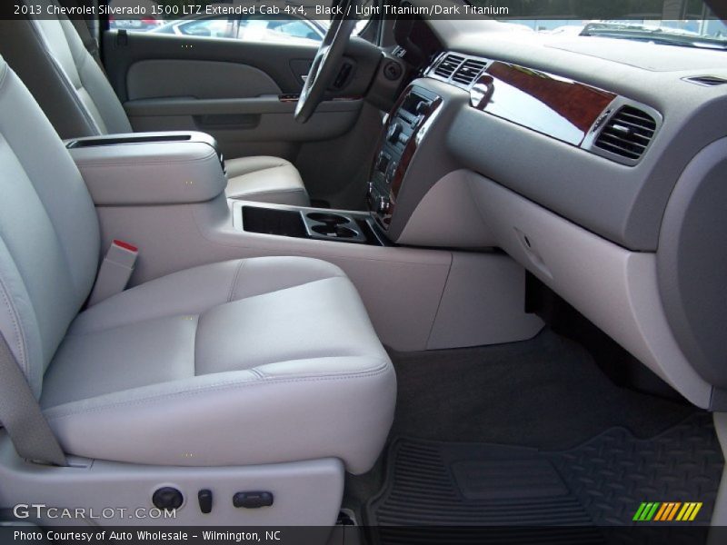 Black / Light Titanium/Dark Titanium 2013 Chevrolet Silverado 1500 LTZ Extended Cab 4x4