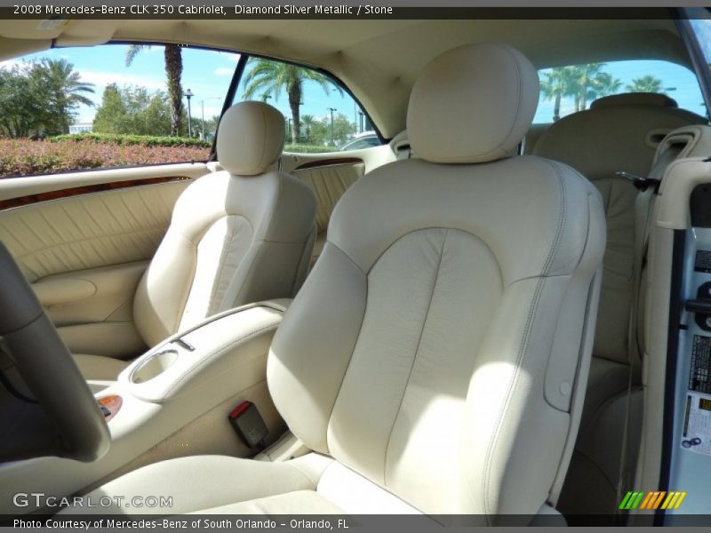 Front Seat of 2008 CLK 350 Cabriolet
