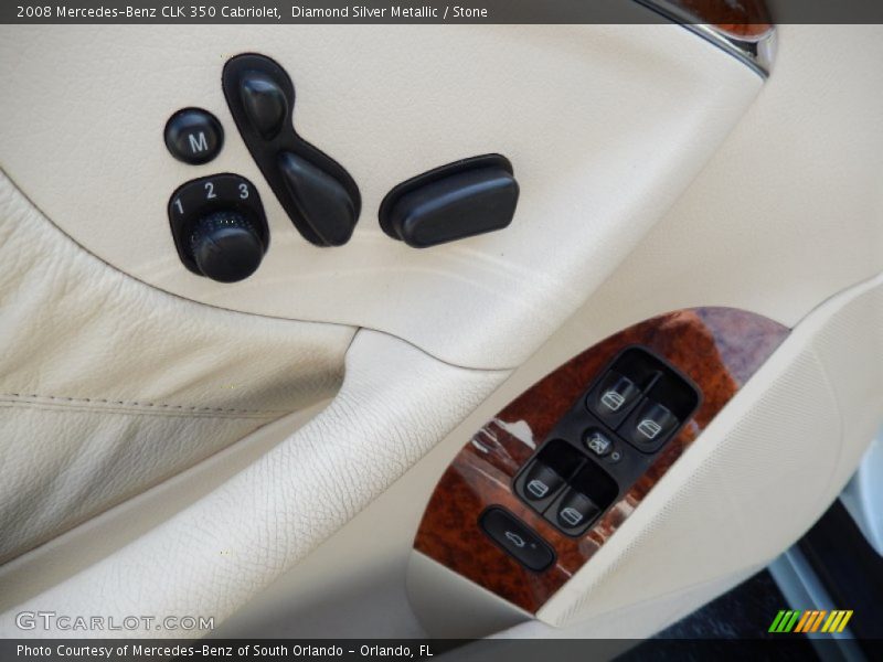 Controls of 2008 CLK 350 Cabriolet