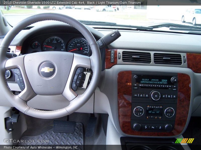 Black / Light Titanium/Dark Titanium 2013 Chevrolet Silverado 1500 LTZ Extended Cab 4x4