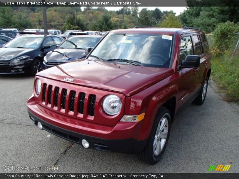 Deep Cherry Red Crystal Pearl / Dark Slate Gray 2014 Jeep Patriot Sport 4x4