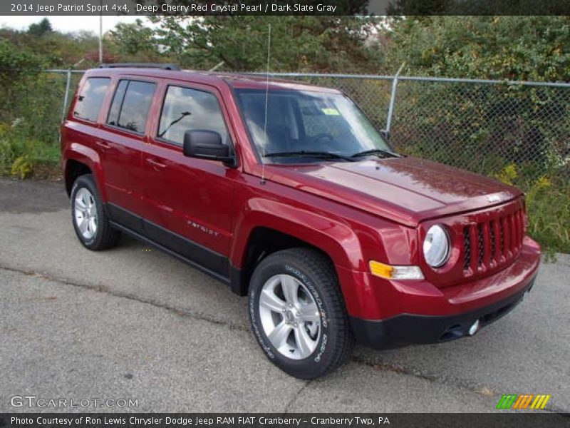 Deep Cherry Red Crystal Pearl / Dark Slate Gray 2014 Jeep Patriot Sport 4x4