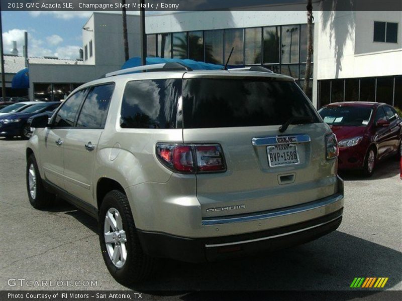 Champagne Silver Metallic / Ebony 2013 GMC Acadia SLE