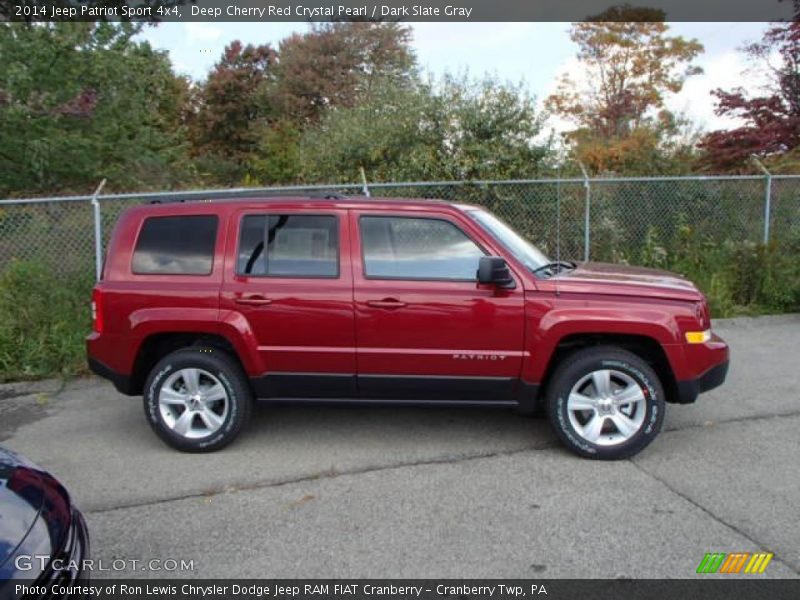 Deep Cherry Red Crystal Pearl / Dark Slate Gray 2014 Jeep Patriot Sport 4x4