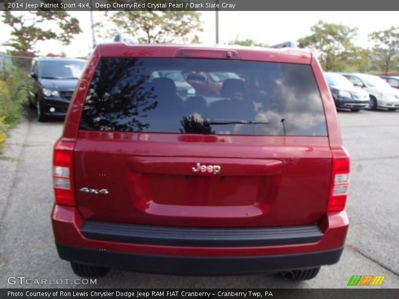 Deep Cherry Red Crystal Pearl / Dark Slate Gray 2014 Jeep Patriot Sport 4x4