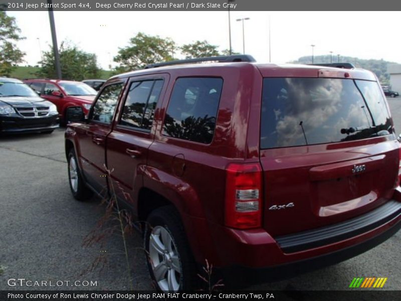 Deep Cherry Red Crystal Pearl / Dark Slate Gray 2014 Jeep Patriot Sport 4x4