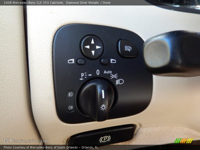 Controls of 2008 CLK 350 Cabriolet