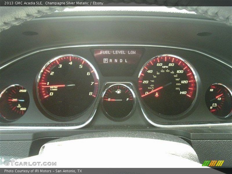 Champagne Silver Metallic / Ebony 2013 GMC Acadia SLE
