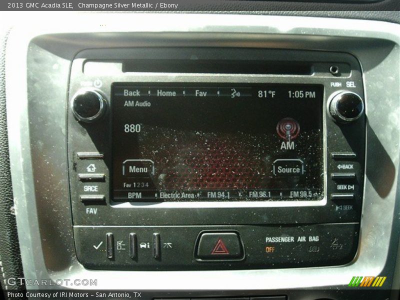 Champagne Silver Metallic / Ebony 2013 GMC Acadia SLE