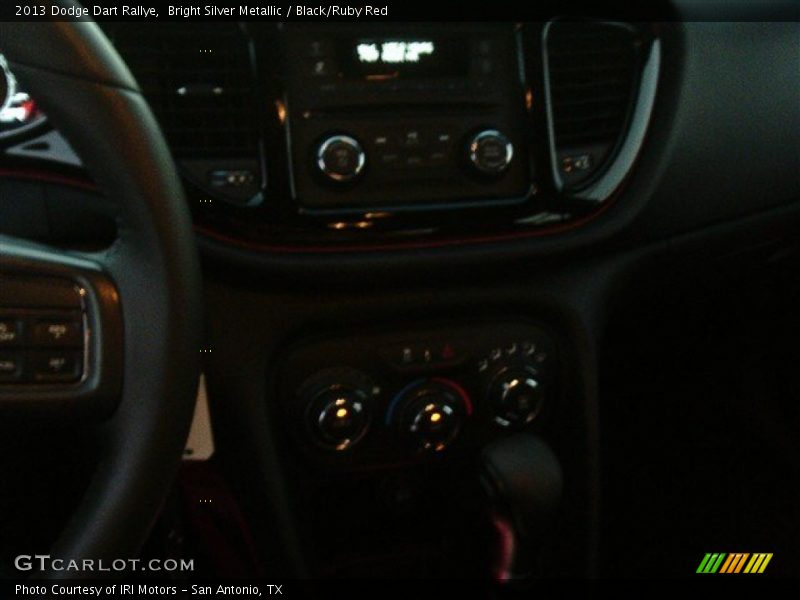 Bright Silver Metallic / Black/Ruby Red 2013 Dodge Dart Rallye