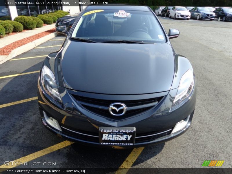 Polished Slate / Black 2013 Mazda MAZDA6 i Touring Sedan