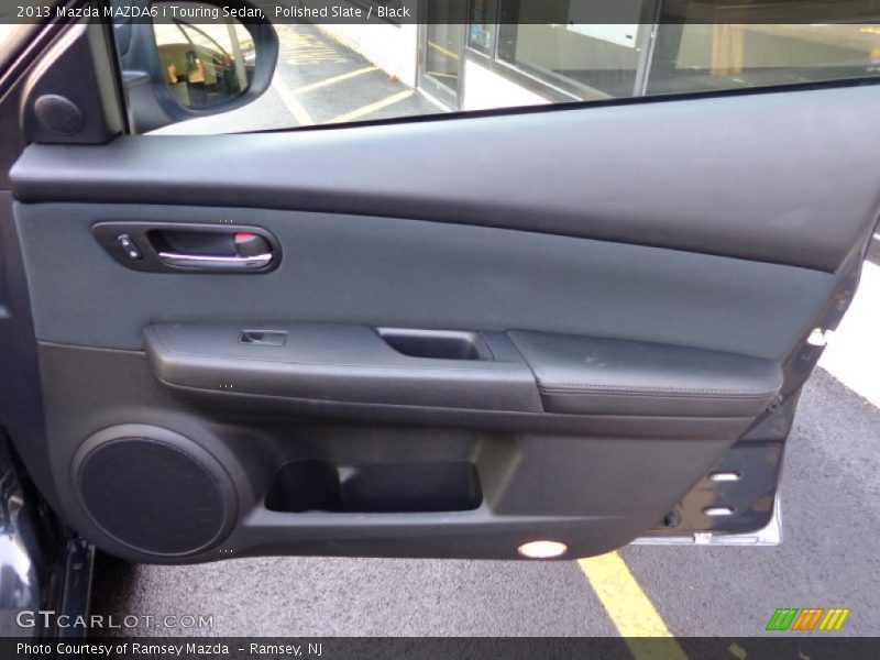 Polished Slate / Black 2013 Mazda MAZDA6 i Touring Sedan
