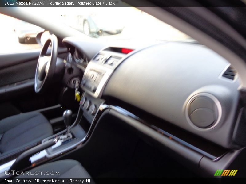Polished Slate / Black 2013 Mazda MAZDA6 i Touring Sedan