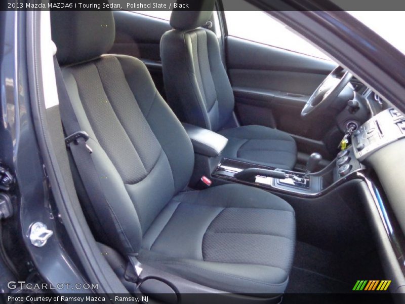 Polished Slate / Black 2013 Mazda MAZDA6 i Touring Sedan