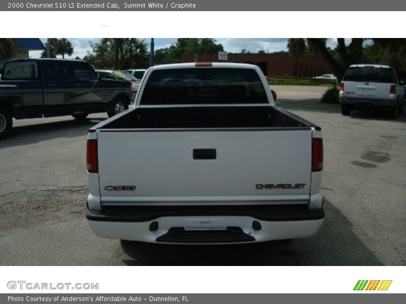 Summit White / Graphite 2000 Chevrolet S10 LS Extended Cab