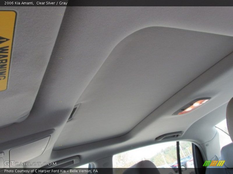 Clear Silver / Gray 2006 Kia Amanti