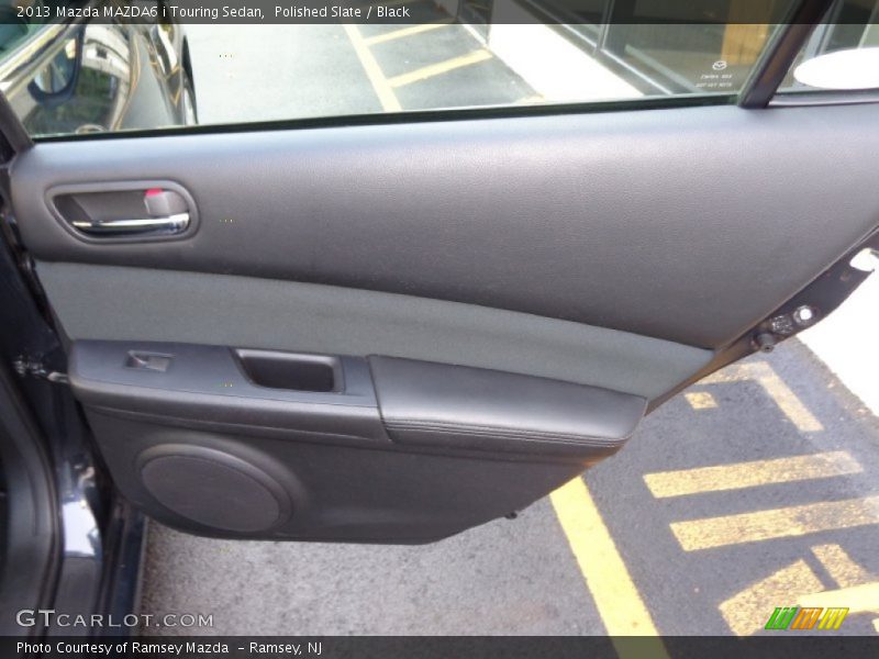 Polished Slate / Black 2013 Mazda MAZDA6 i Touring Sedan