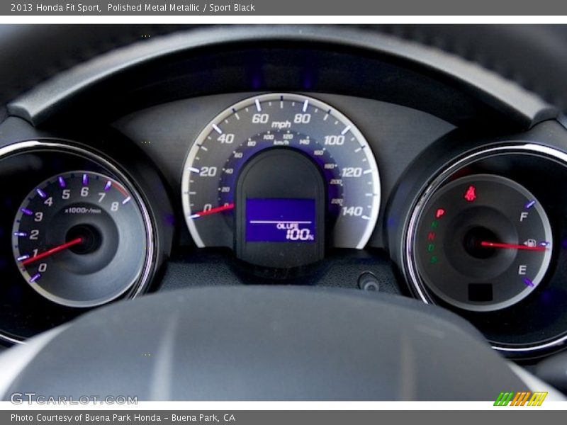 Polished Metal Metallic / Sport Black 2013 Honda Fit Sport