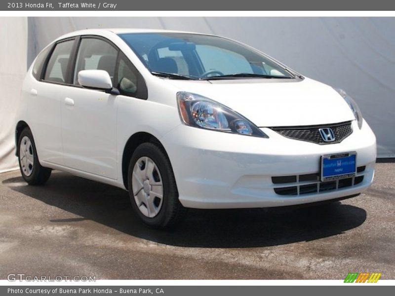 Taffeta White / Gray 2013 Honda Fit