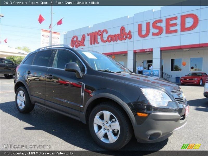 Black Granite Metallic / Black 2013 Chevrolet Captiva Sport LS