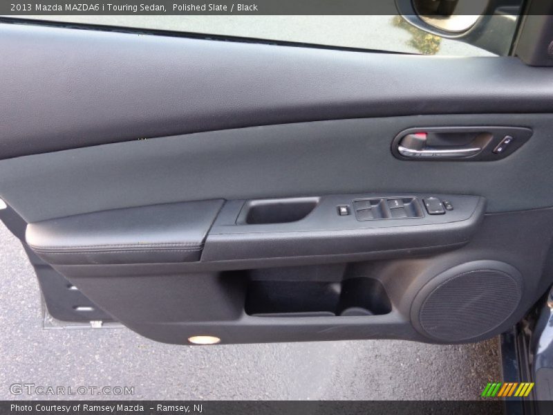 Polished Slate / Black 2013 Mazda MAZDA6 i Touring Sedan