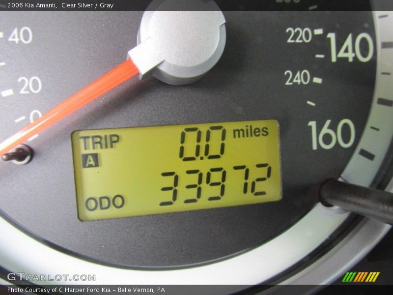 Clear Silver / Gray 2006 Kia Amanti