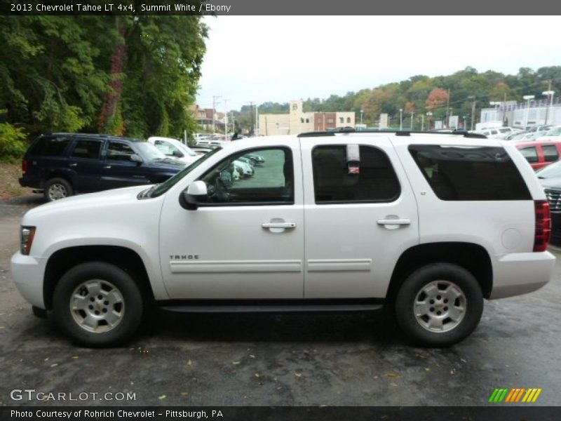 Summit White / Ebony 2013 Chevrolet Tahoe LT 4x4