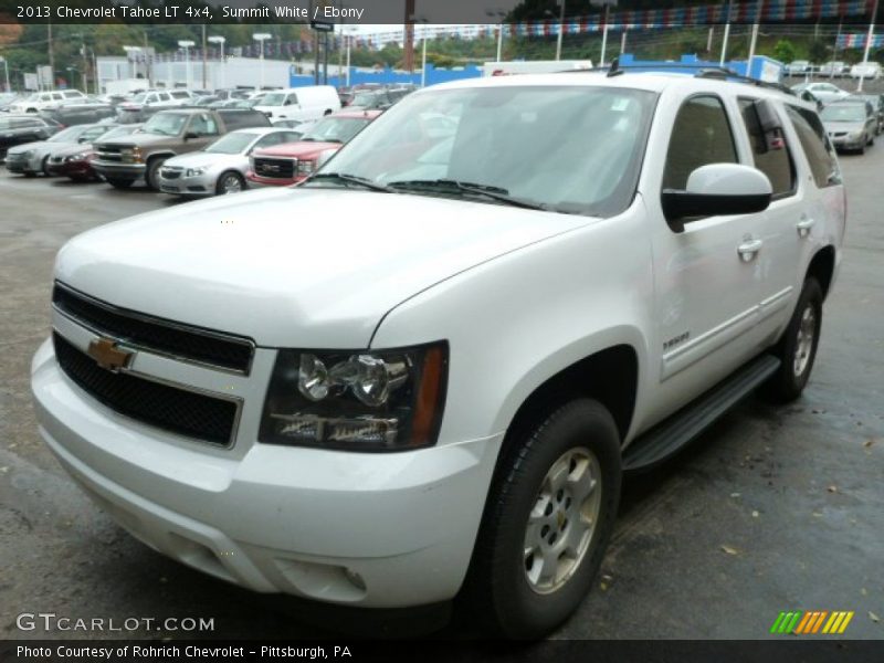 Summit White / Ebony 2013 Chevrolet Tahoe LT 4x4