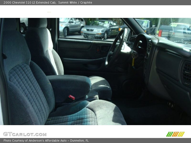 Summit White / Graphite 2000 Chevrolet S10 LS Extended Cab