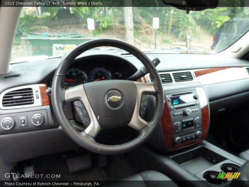 Summit White / Ebony 2013 Chevrolet Tahoe LT 4x4