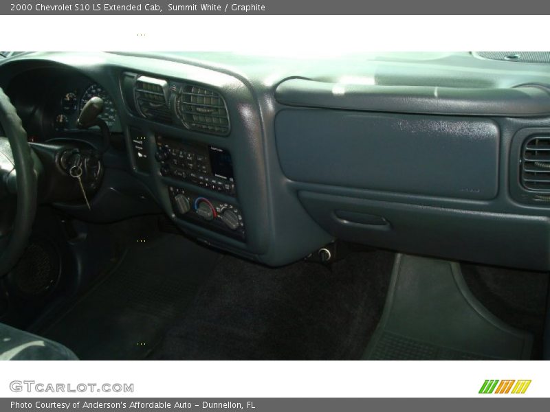 Summit White / Graphite 2000 Chevrolet S10 LS Extended Cab