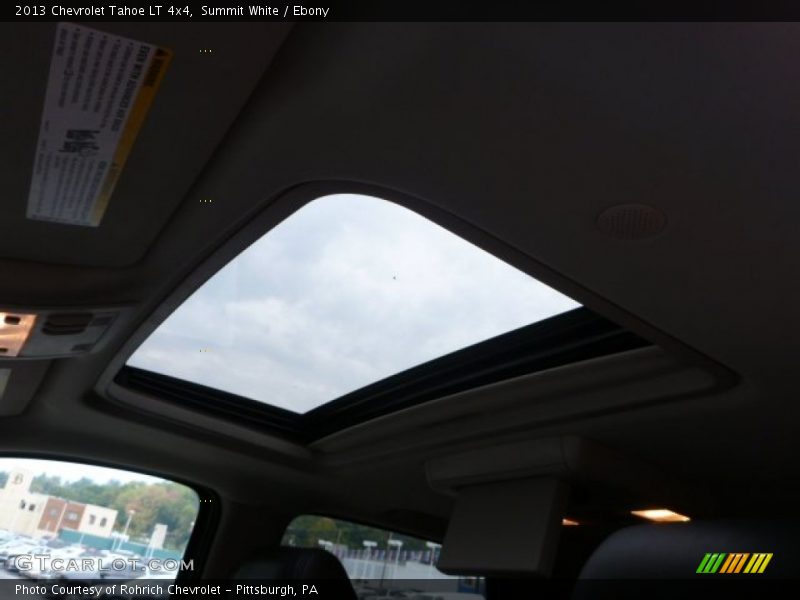 Summit White / Ebony 2013 Chevrolet Tahoe LT 4x4