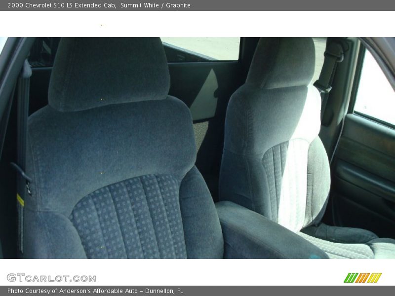 Summit White / Graphite 2000 Chevrolet S10 LS Extended Cab