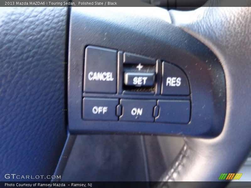 Polished Slate / Black 2013 Mazda MAZDA6 i Touring Sedan