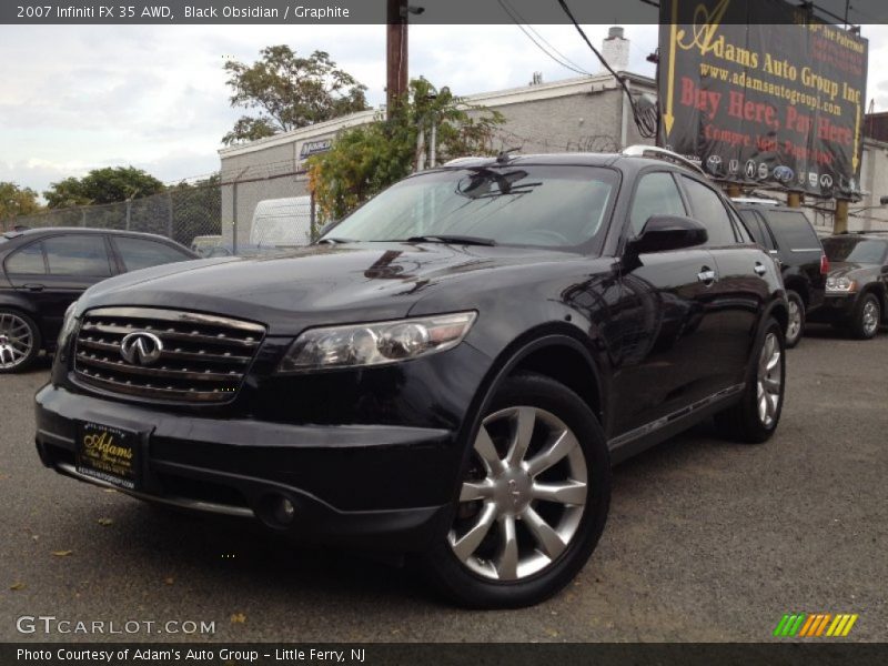 Black Obsidian / Graphite 2007 Infiniti FX 35 AWD