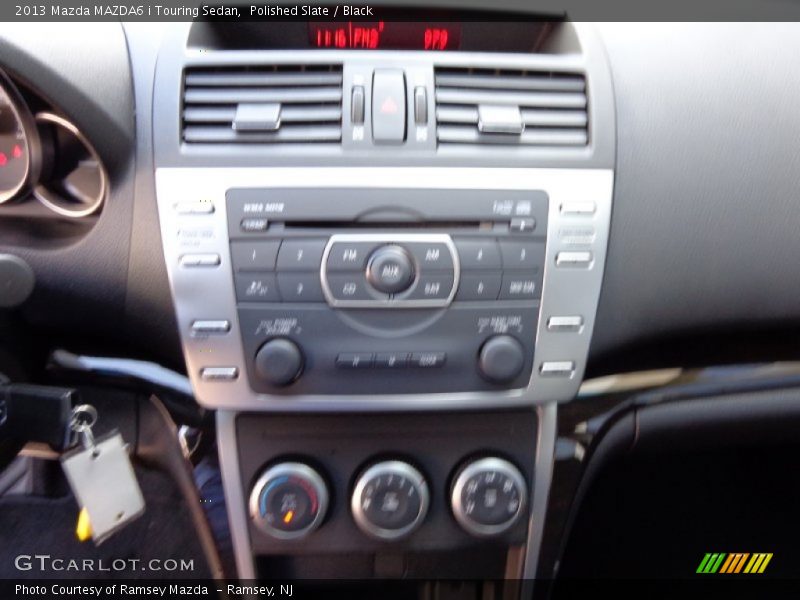 Polished Slate / Black 2013 Mazda MAZDA6 i Touring Sedan