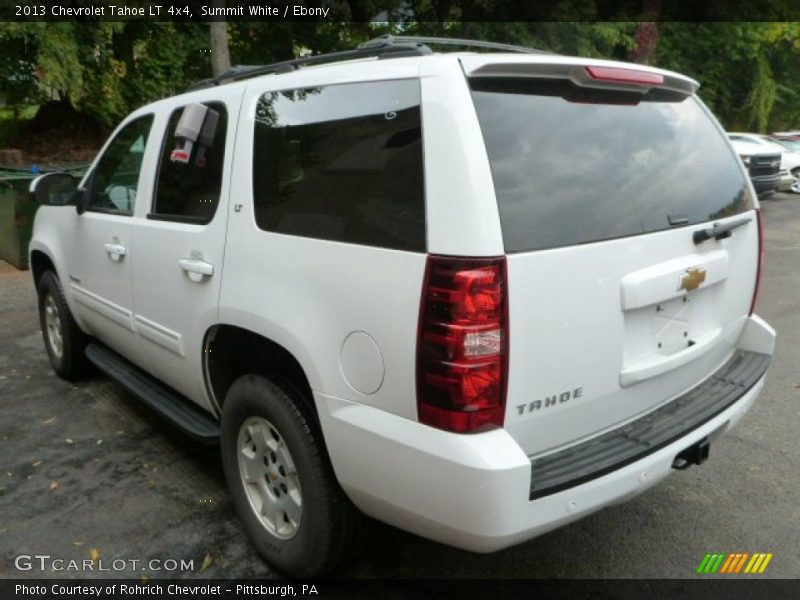 Summit White / Ebony 2013 Chevrolet Tahoe LT 4x4