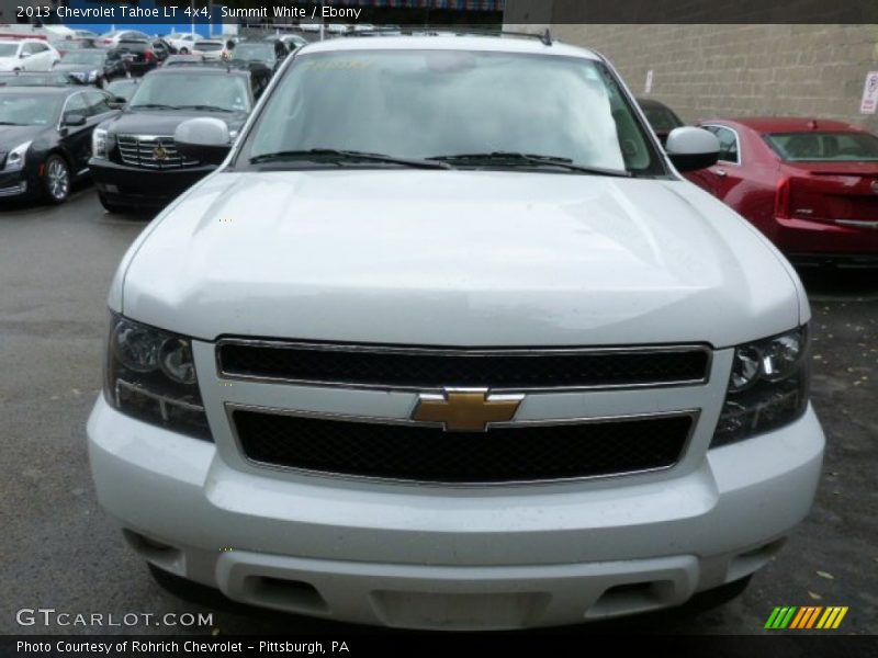 Summit White / Ebony 2013 Chevrolet Tahoe LT 4x4