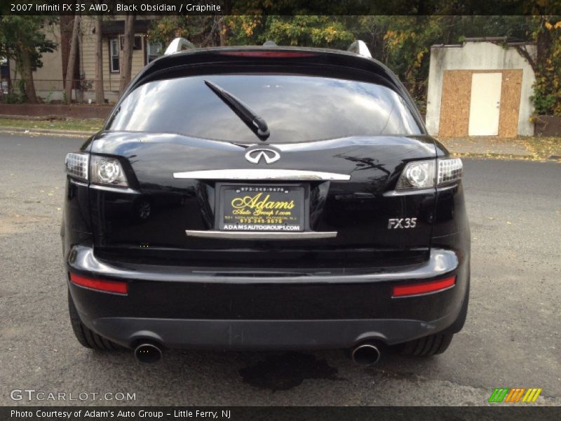 Black Obsidian / Graphite 2007 Infiniti FX 35 AWD