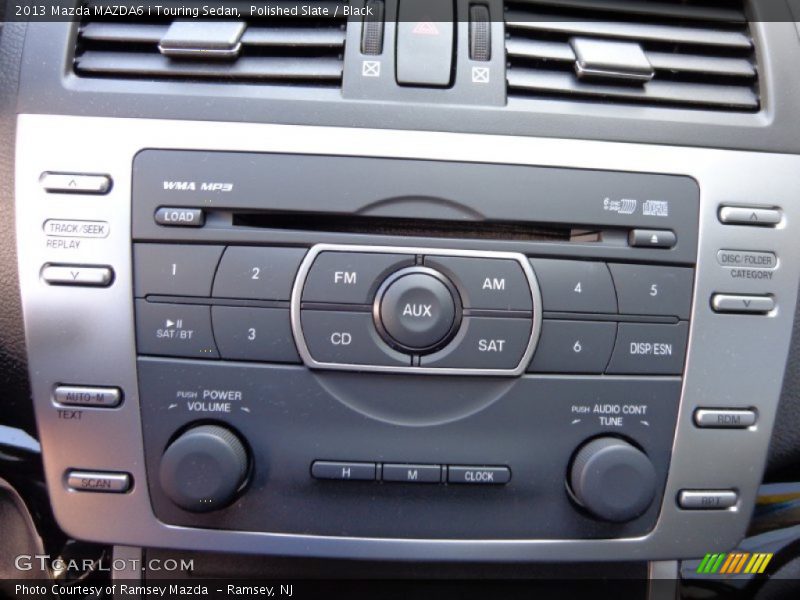 Polished Slate / Black 2013 Mazda MAZDA6 i Touring Sedan