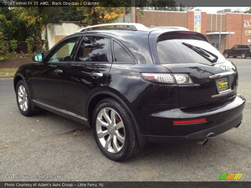 Black Obsidian / Graphite 2007 Infiniti FX 35 AWD