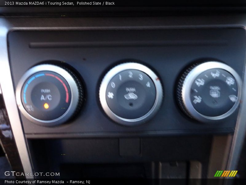 Polished Slate / Black 2013 Mazda MAZDA6 i Touring Sedan