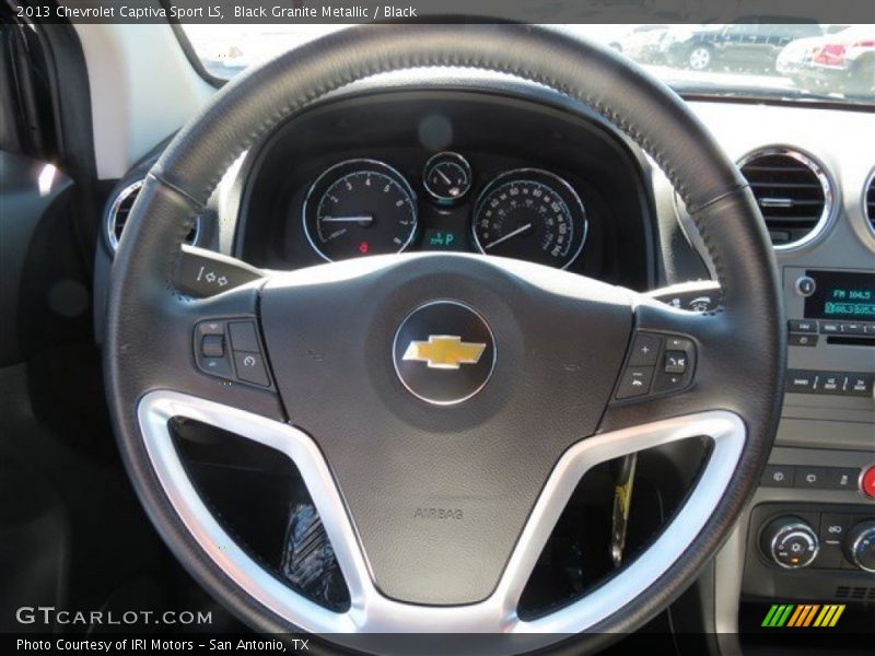 Black Granite Metallic / Black 2013 Chevrolet Captiva Sport LS