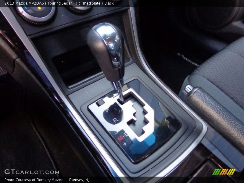 Polished Slate / Black 2013 Mazda MAZDA6 i Touring Sedan