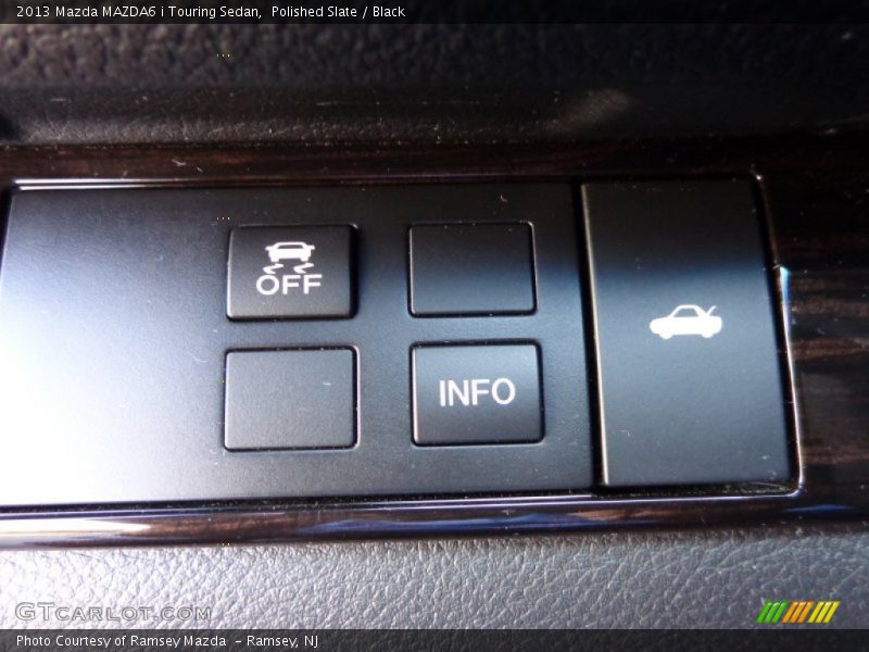 Polished Slate / Black 2013 Mazda MAZDA6 i Touring Sedan