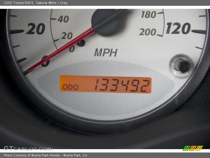 Natural White / Gray 2003 Toyota RAV4