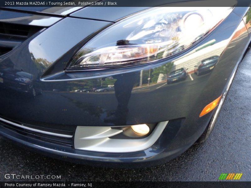 Polished Slate / Black 2013 Mazda MAZDA6 i Touring Sedan