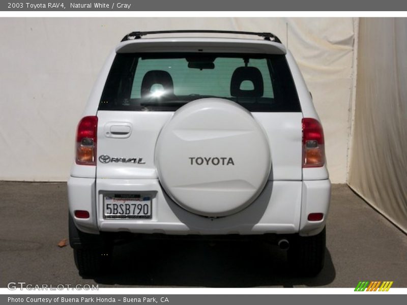Natural White / Gray 2003 Toyota RAV4