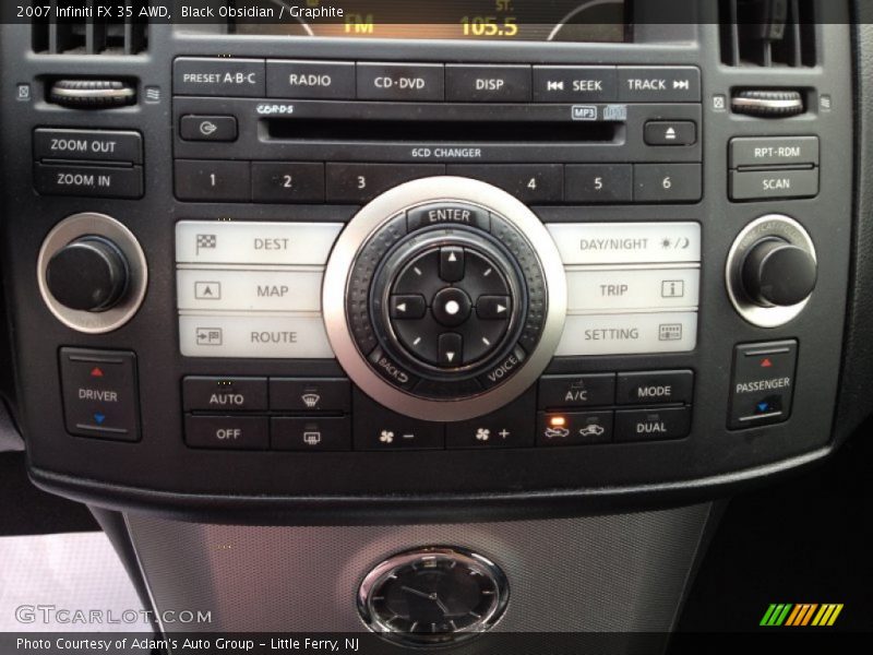 Black Obsidian / Graphite 2007 Infiniti FX 35 AWD